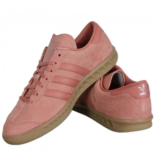 Adidas Originals Hamburg Ladies Sneaker Shoes Leather Shoes Rosa Mint Light Blue