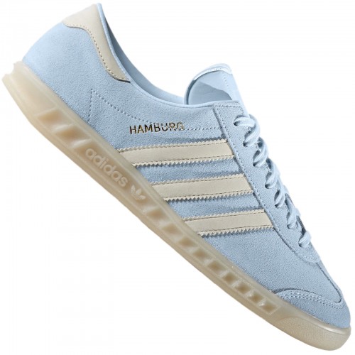 Adidas Originals Hamburg Ladies Sneaker Shoes Leather Shoes Rosa Mint Light Blue