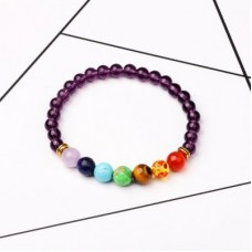 Amethyst Stones Chakra bracelets