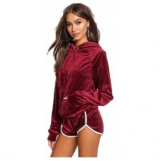 New Autumn and Winter Women'S Clothing with A Cap Leisure Sportswear