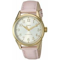 New Timex Women's Briarwood Terrace Pink Leather Strap Watch TW2P99100