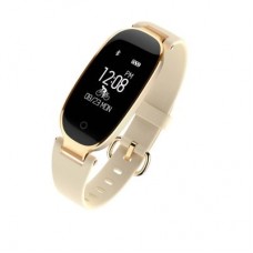 S3 Female Smart Bracelet IP67 Water Resistant Pedometers Exercise Record Sports Heart Rate Monitor for iOS Android