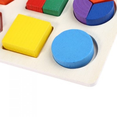 Wooden 3D Geometry Puzzle Toy